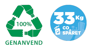 NMF milj�venlig Reng�ringsvogn af genanvendte materialer, CO-venlig produktion.