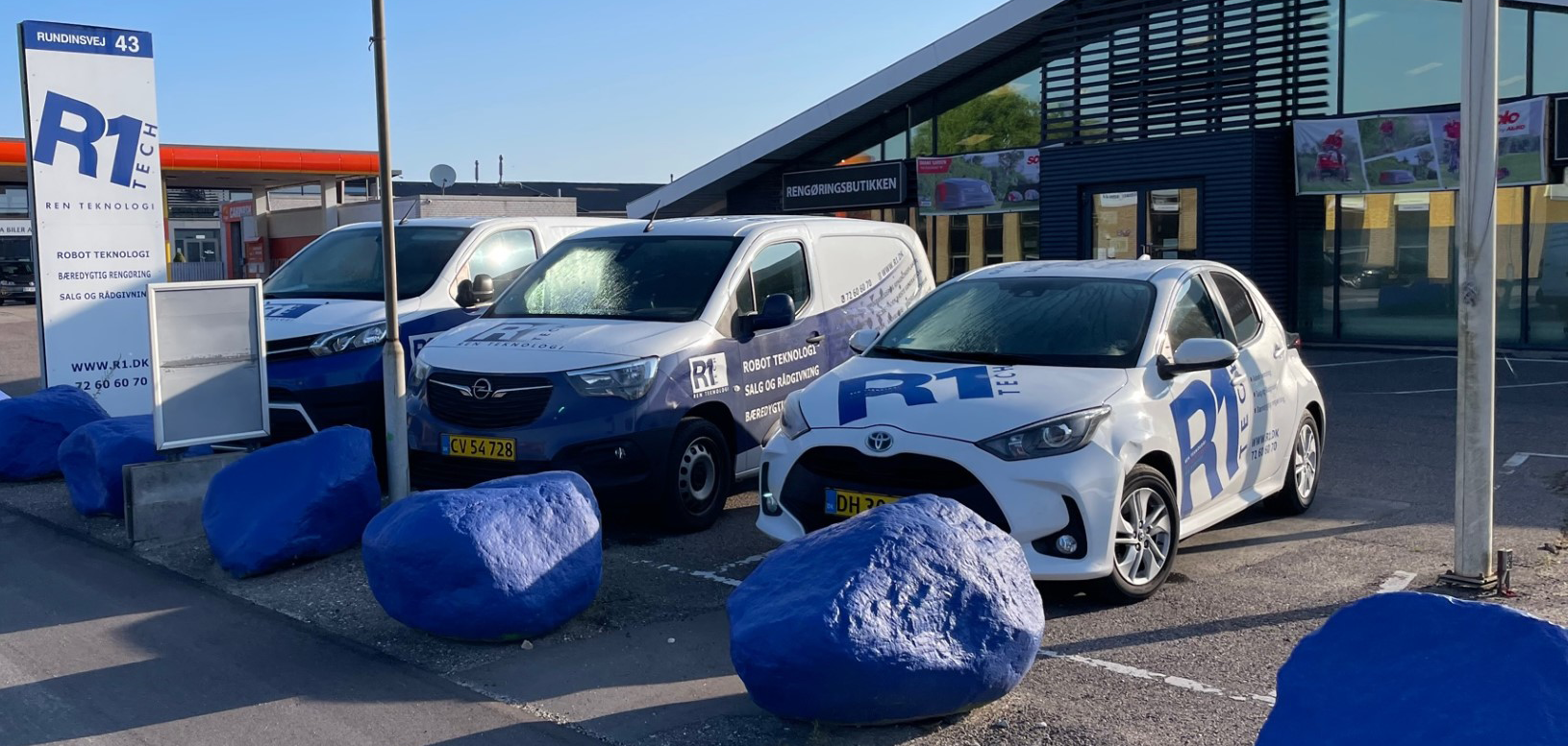 R1 rengøringsbutikken i Helsinge, Åbningstider