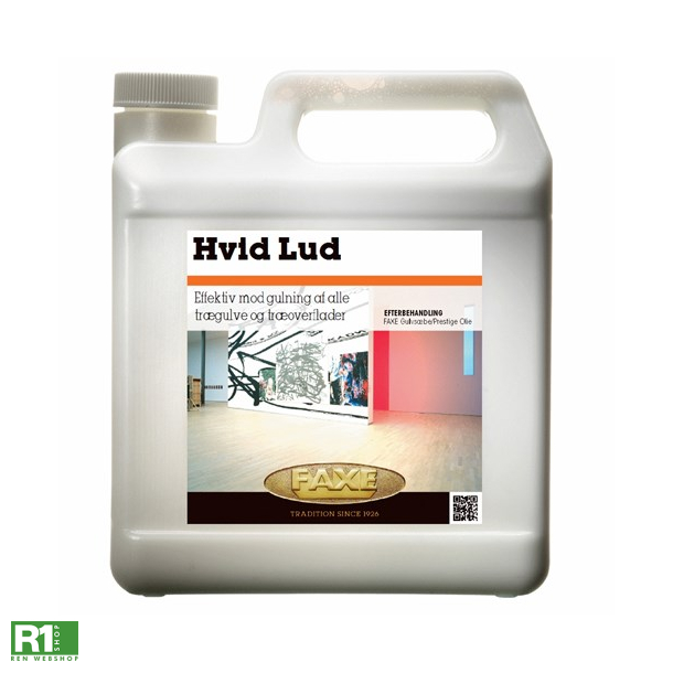 Faxe hvid lud mod gulning af tr 2,5L