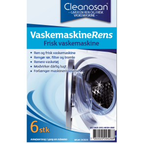 Cleanosan vaskemaskinerens tabs 6stk