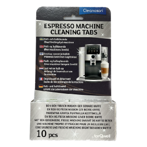 Cleanosan Rense & afkalkertabs til espressomaskiner 10stk