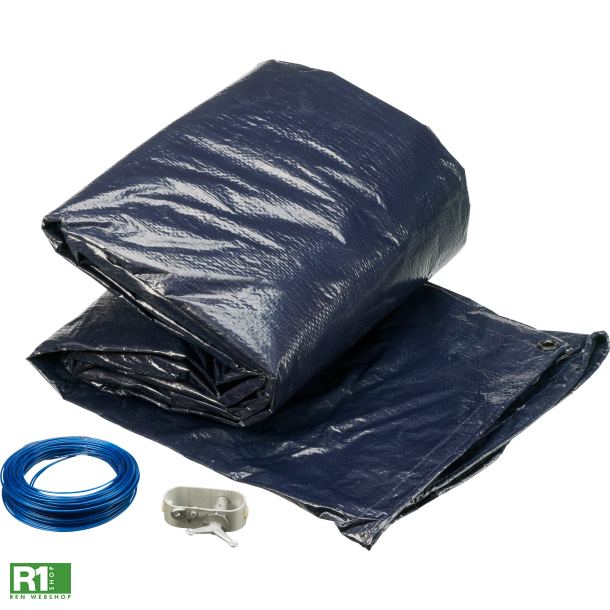 Poolcover Winter with Wirelock 5 x 3 m