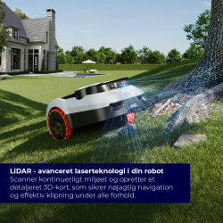 Segway Navimow i220E LiDAR Pro robotpl�neklipper AWD 