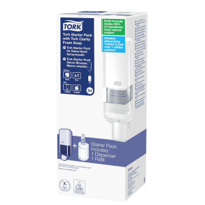 Startpakke Tork S4 dispenser + Clarity skumsbe 1L