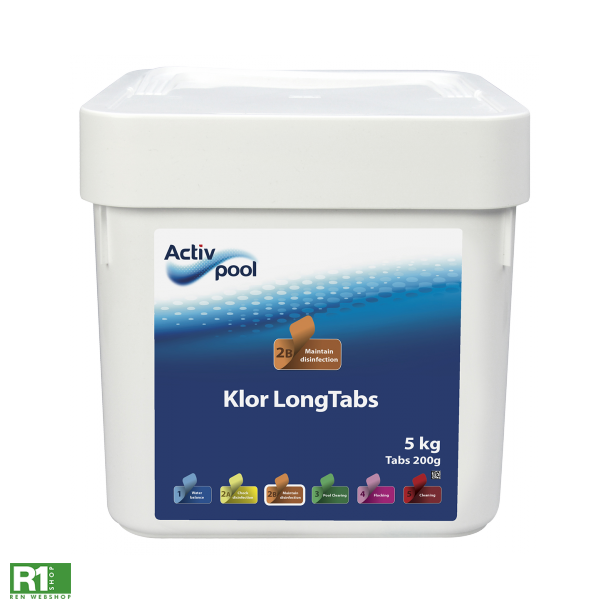 Activ Pool Klor Longtabs 5KG