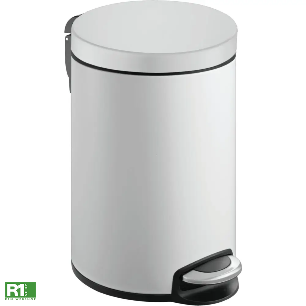 EKO Pedalspand hvid 12L