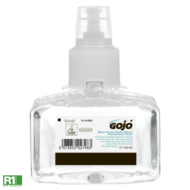 Gojo Skumsbe, mild uden farve og parfume 700ml