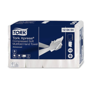 Tork H2 Advanced, 2-lags, W-fold, 32x21,2cm - 120454