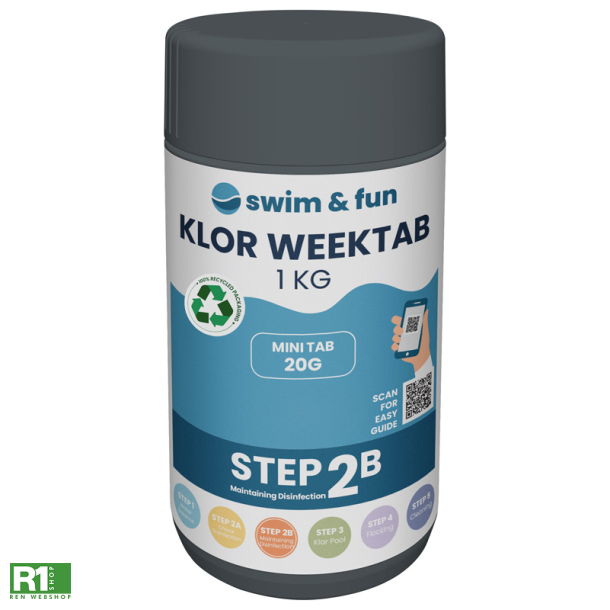 Swim &amp; Fun Klor WeekTabs 1KG