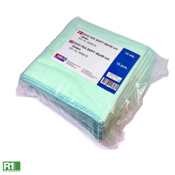 NMF oeko-tex microfiberklud grn 10stk