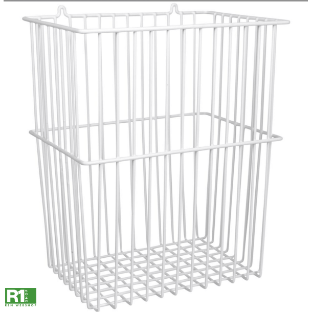 Tr�dkurv 23x34x40cm, hvid