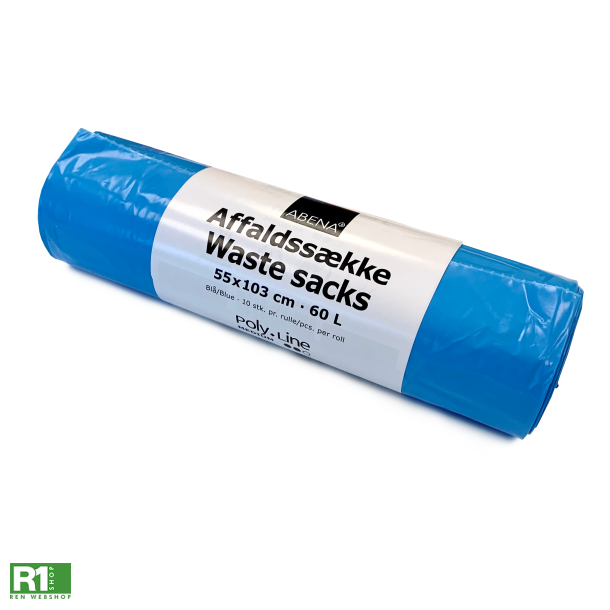 Abena affaldsskke bl 55x103 60L 