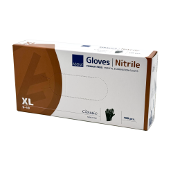 Abena engangshandsker i nitril, sorte, str. XL (9-10)