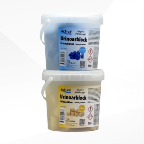Urinaltabs med aktive enzymer, frisker op og fjerner d�rlig lugt. Milj�venlige og biologisk nedbrydelige. F�s i gul og bl� udgave - k�b hos R1 SHOP!