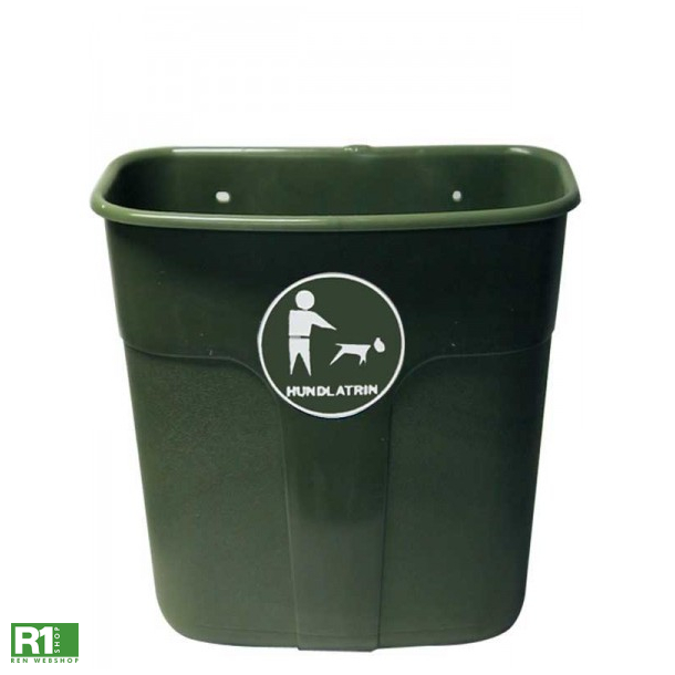 Georg Rauh affaldskurv m. hund 40L