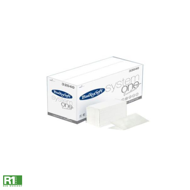 Serviet BulkySoft 16x21.5 cm foldet 2-lag