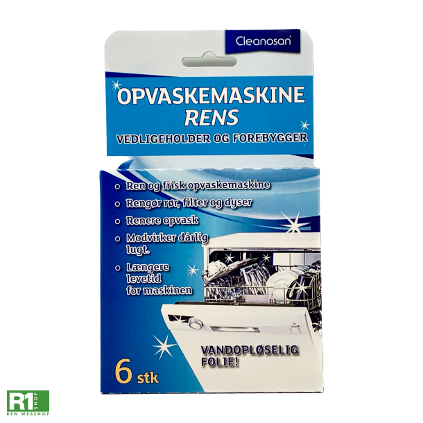 Cleanosan opvaskemaskinerens tabs 6stk