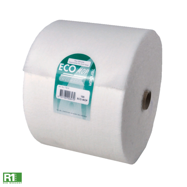 Hygiejnemoppe med fiberpels 100stk