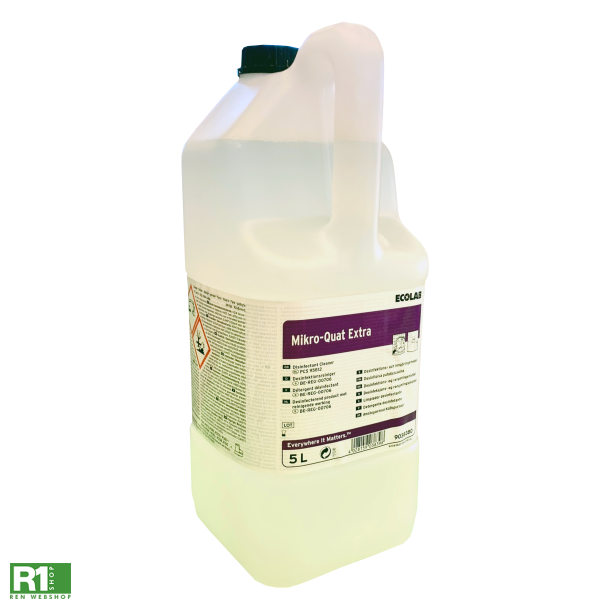 Ecolab Mikro-Quat Extra rengrings- og desinfektionsmiddel 5L