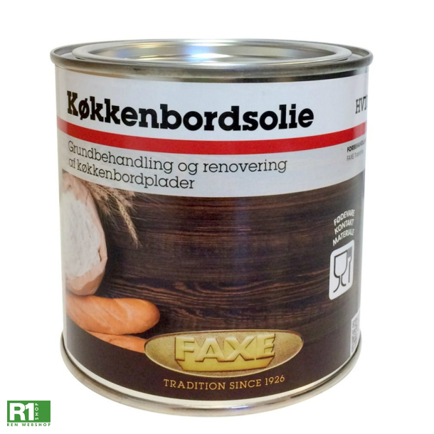 FAXE kkkenbordsolie 5 farver 0,75L