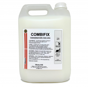 Iduna Combifix lavtskummende vaskeplejemiddel med voks 5L