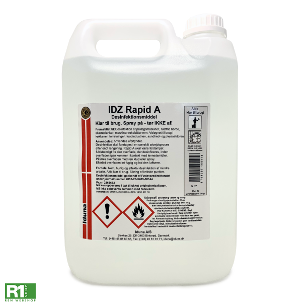 Iduna IDZ Rapid A Desinfektionsmiddel 5L