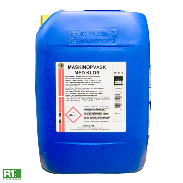 Iduna Maskinopvask med klor 12,5kg
