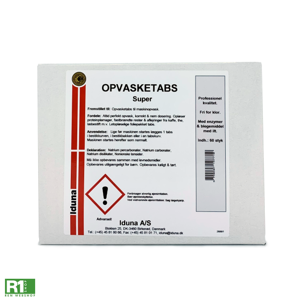 Iduna opvasketabs 60 stk.
