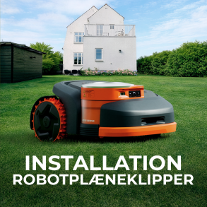 Installation af robotpl�neklipper i Nordsj�lland