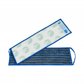 Mikro Vision Heavy Duty fladmoppe m. skrub 40cm