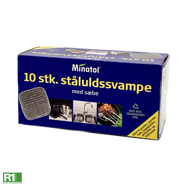 Minatol stluldssvampe (Rens Let) med sbe 10stk