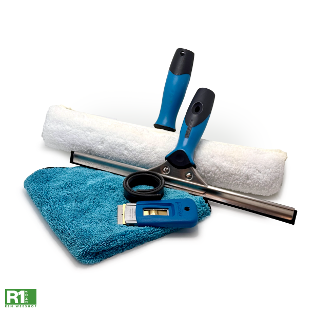 Pakketilbud - startpakke / starts�t til at pudse vinduer / alt til vinduespudsning