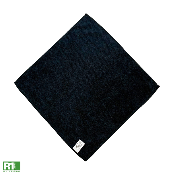 Klud sort microfiber 32x32cm