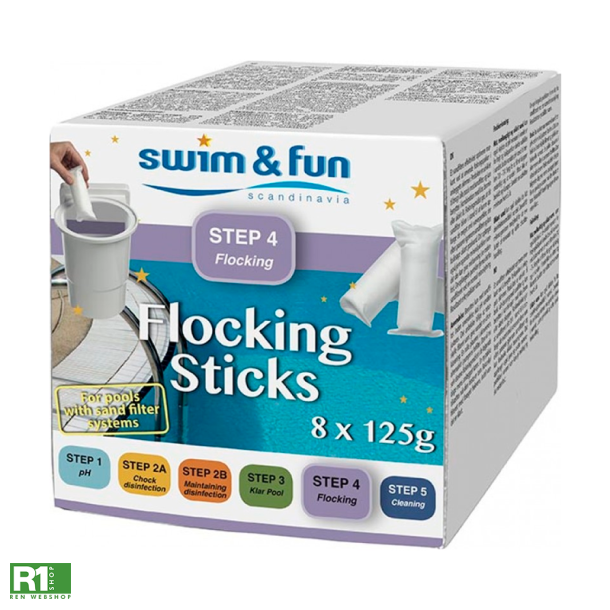 Swim &amp; Fun Flocking Sticks 8 stk