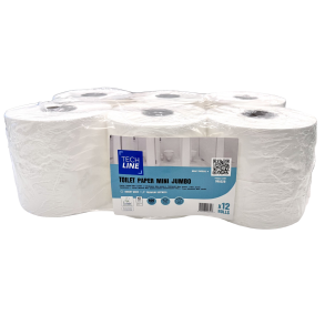 Techline mini jumbo toiletpapir 12stk