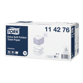 Tork Extra Soft Foldet Toiletpapir Premium T3