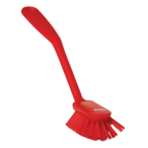 Vikan opvaskebrste med skrabekant - Rd