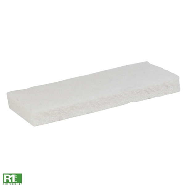 Skureblok hvid 24,5x11,5x3cm