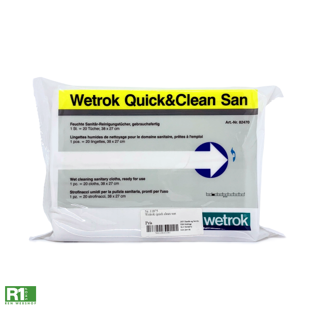 Wetrok Quick&Clean San engangsklude